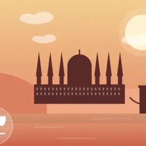 Budapest Kulinarik Tour Illustration
