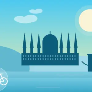Budapest Rad Tour Illustration