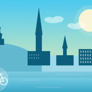 Linz Rad Tour Illustration