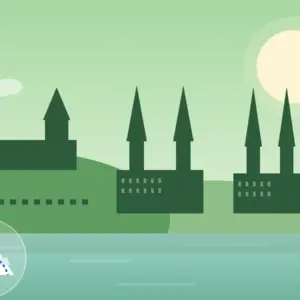 Nürnberg Wandern Tour Illustration