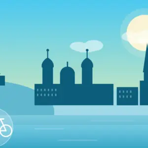 Passau Rad Tour Illustration