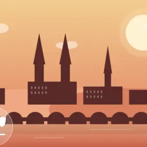 Regensburg Kulinarik Tour Illustration