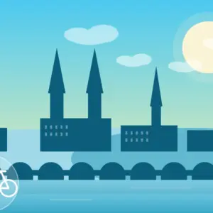 Regensburg Rad Tour Illustration
