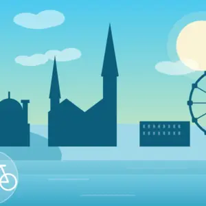 Wien Rad Tour Illustration